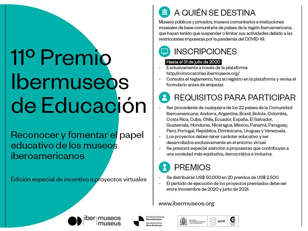 Convocatoria 11 Premio Ibermuseos de Educación